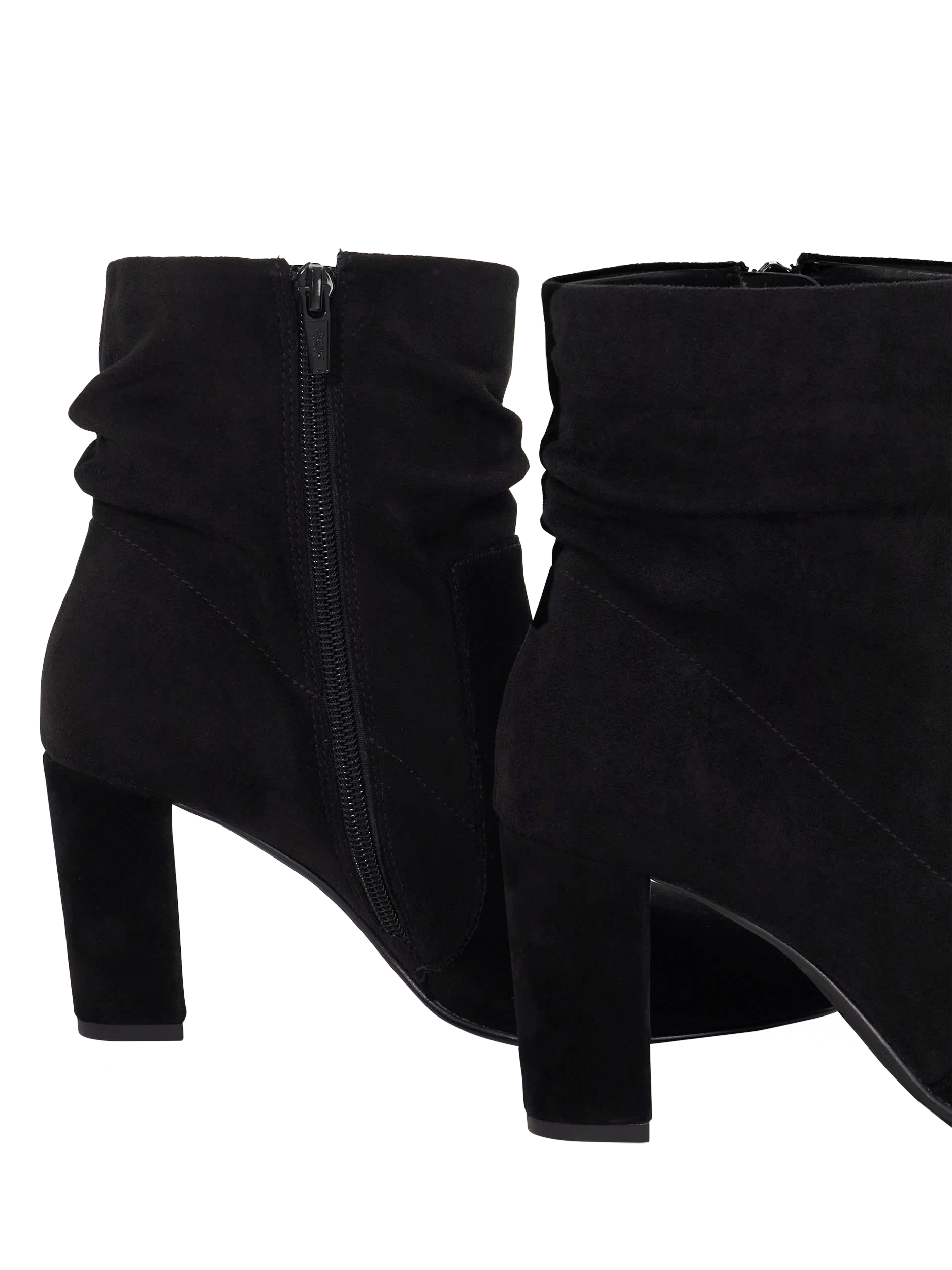Product image 5 of 5, which shows Dune London Okra Suede Ankle Boots, Black, EU36