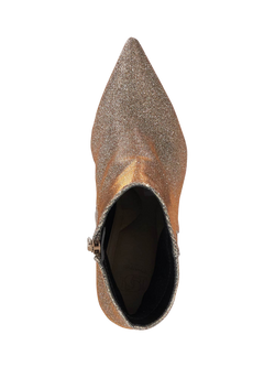 Dune London Obsessively Mid Set Back Point Heels - view 2, Bronze