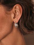 Mint Velvet Statement Crystal Earrings, Silver Silver