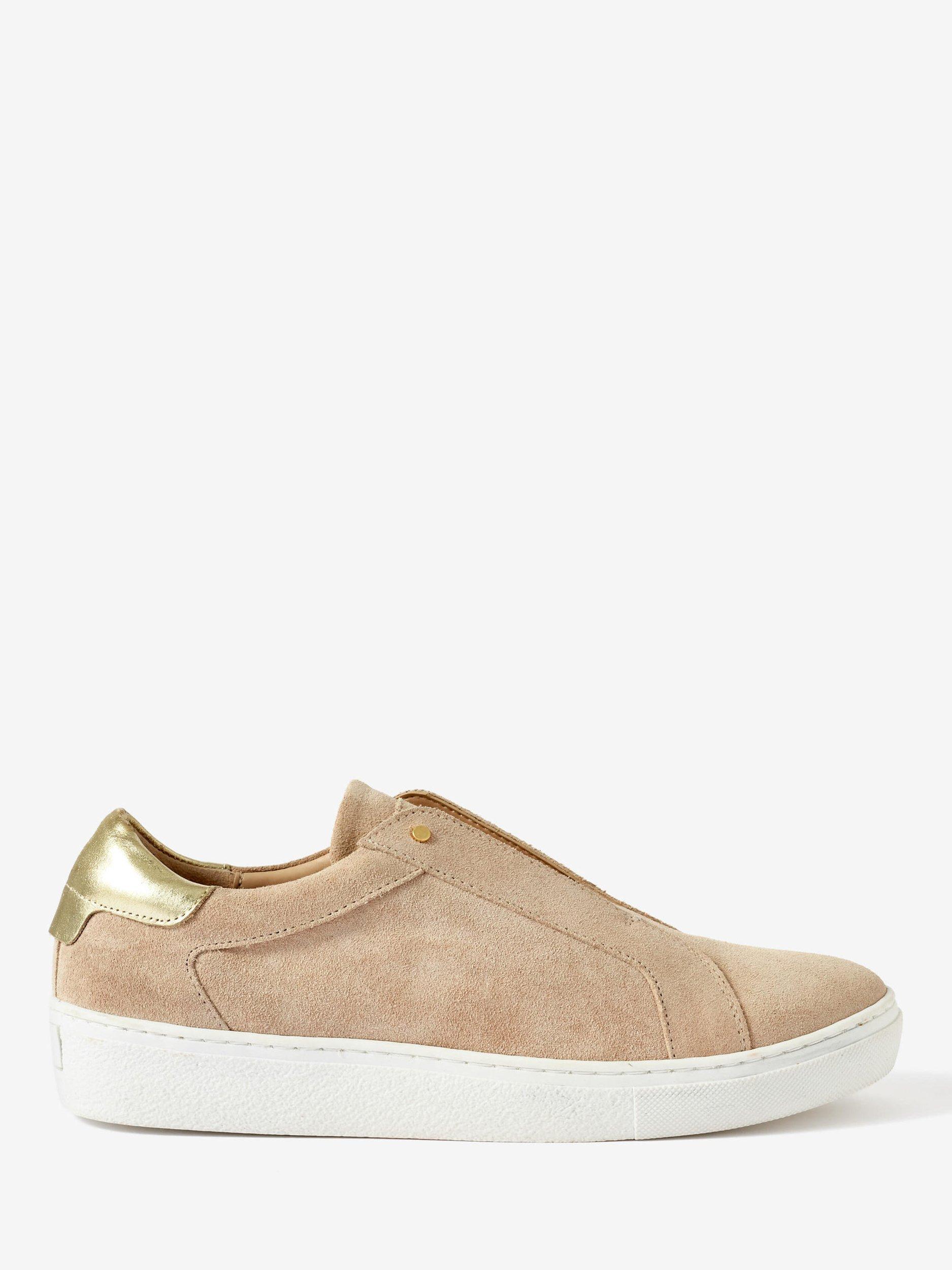Mint Velvet Indie Flat Slip-On Suede Trainers