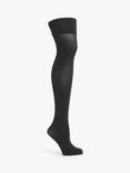 John Lewis 60 Denier Opaque Hold Ups, Black