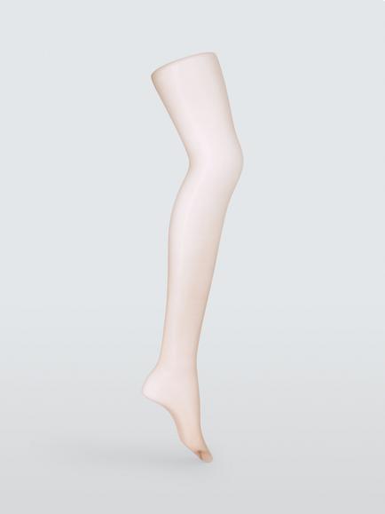 John Lewis 10 Denier Ladder Resistant Tights, Almond, Almond