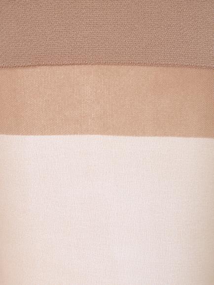 John Lewis 10 Denier Ladder Resistant Tights, Almond - view 2, Almond