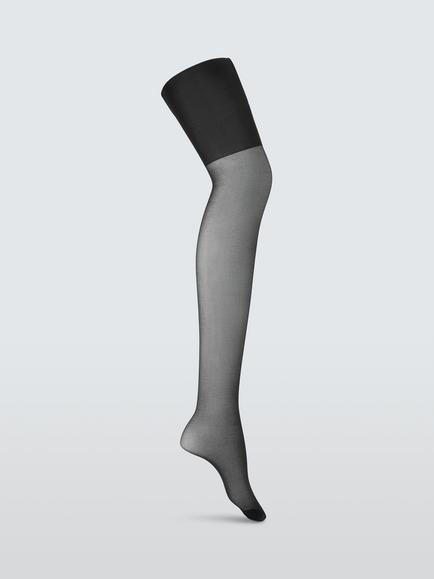 John Lewis 10 Denier Everyday Tights, Pack of 3, Almond, Black