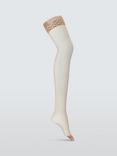 John Lewis 15 Denier Sleek Body Shaper Tights, Pack of 2, Almond