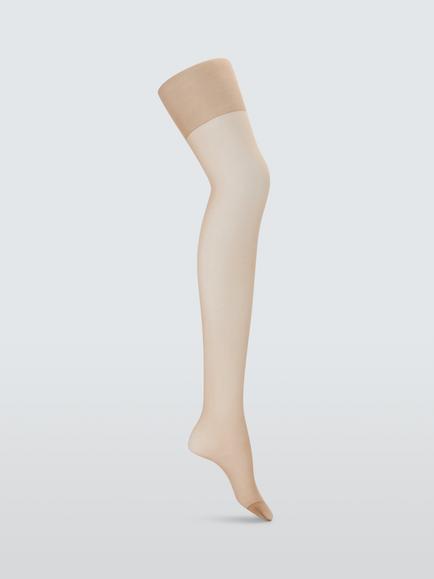 John Lewis 15 Denier Everyday Sheer Tights, Pack of 3, Navy, Almond
