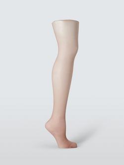 John Lewis 30 Denier Smooth Body Shaper Tights, Pack of 2, Almond, Almond