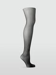 John Lewis 30 Denier Smooth Body Shaper Tights, Pack of 2, Black