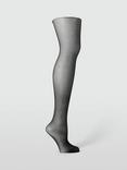 John Lewis 30 Denier Semi Opaque Tights, Pack of 2, Black