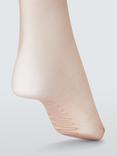John Lewis 7 Denier Barely There Non Slip Tights, Pack of 2, Caramel