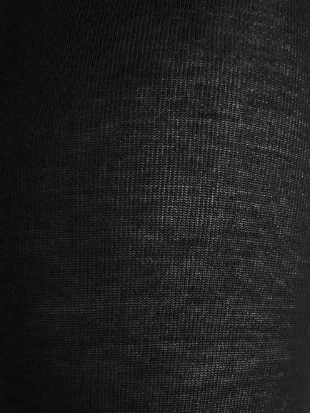 John Lewis 100 Denier Premium Cotton Rich Tights, Black - view 2, Black