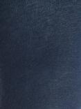 John Lewis 100 Denier Premium Cotton Rich Tights, Blue