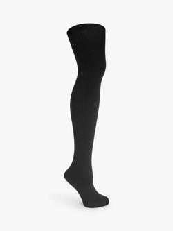 John Lewis 100 Denier Matte Finish Bodyshaper Tights, Black, Black