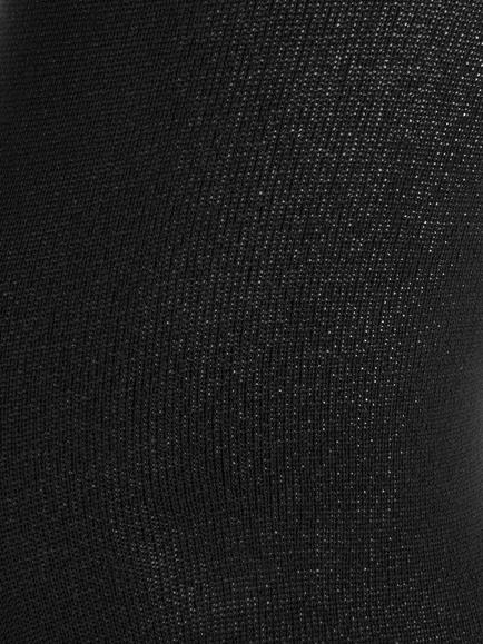John Lewis 200 Denier Thermal Tights, Black - view 2, Black