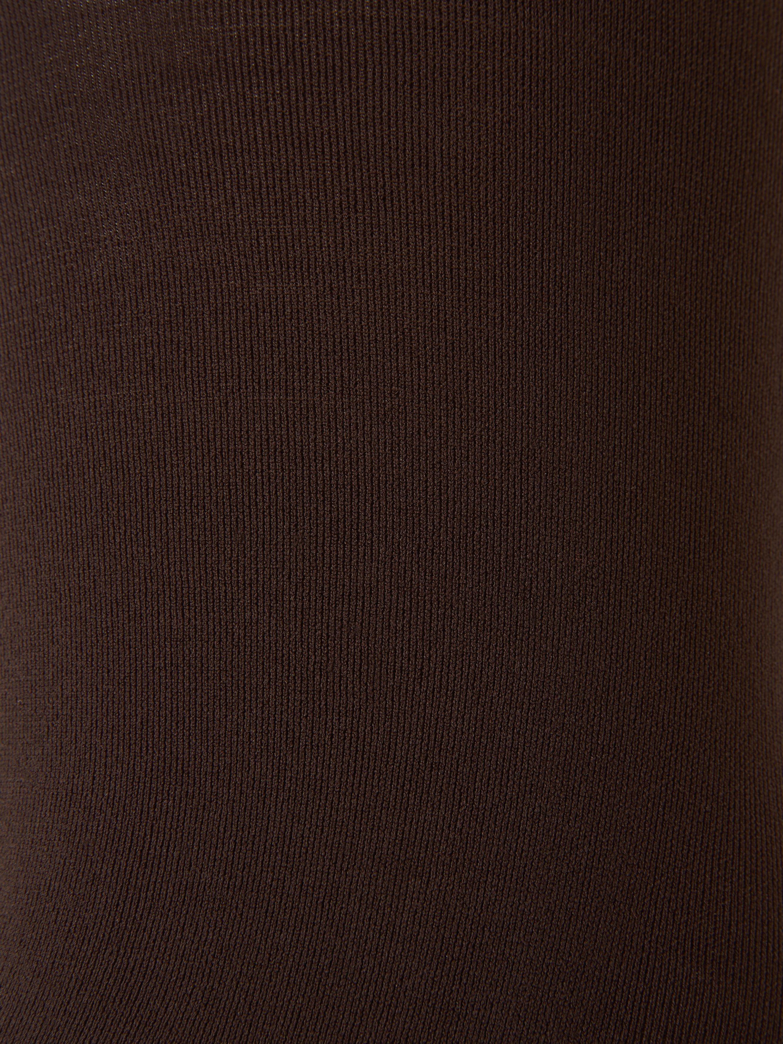 Product image 2 of 2, which shows John Lewis 60 Denier Velvet Touch Tights, Brown, S