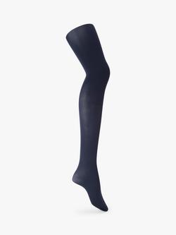 John Lewis 60 Denier Velvet Touch Tights, Navy