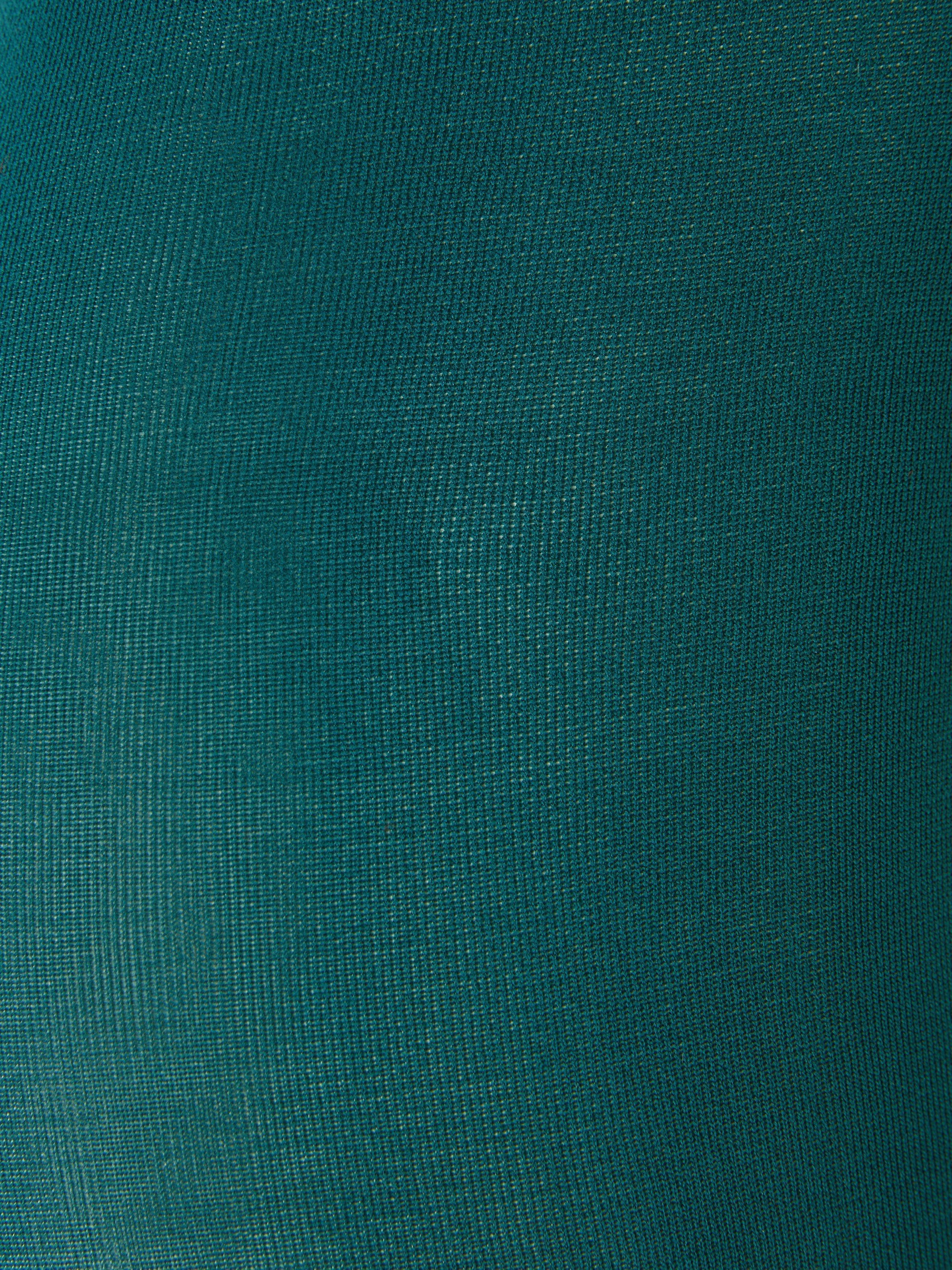 Product image 2 of 2, which shows John Lewis 60 Denier Velvet Touch Tights, Teal, S
