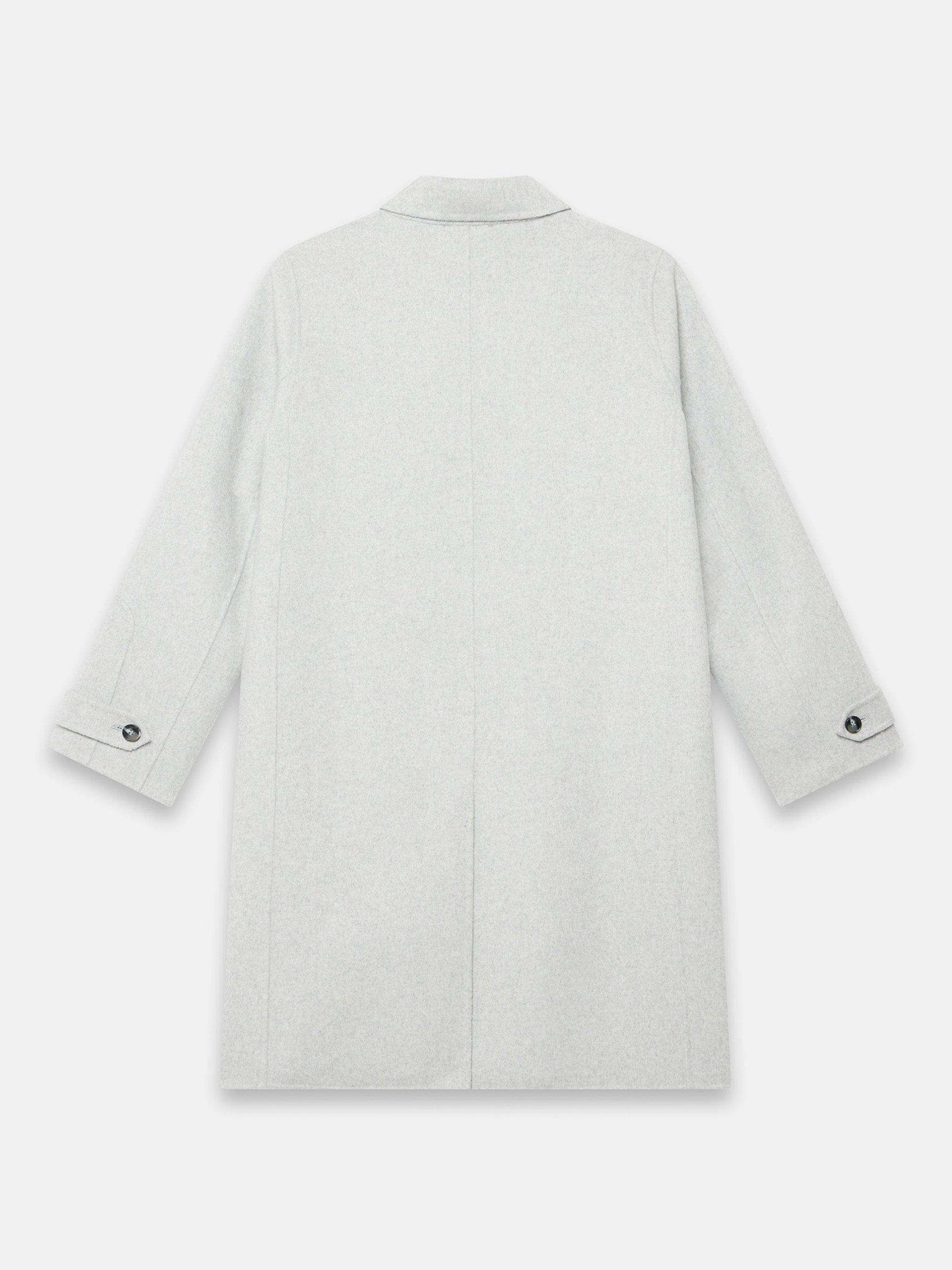 Product image 8 of 8, which shows Mint Velvet Wool Blend Midi Coat, Grey, XL