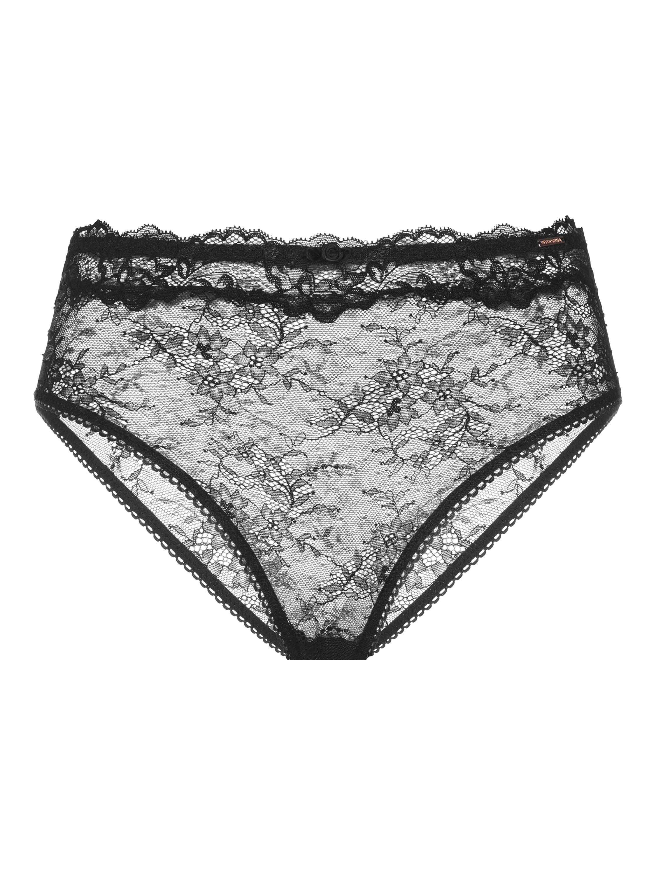 Product image 4 of 6, which shows Dorina Origins Mid-Waist Knickers, Black, XS