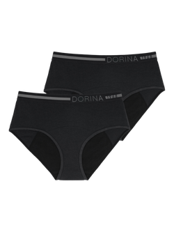 Dorina Period Midi Knickers, Black, Black