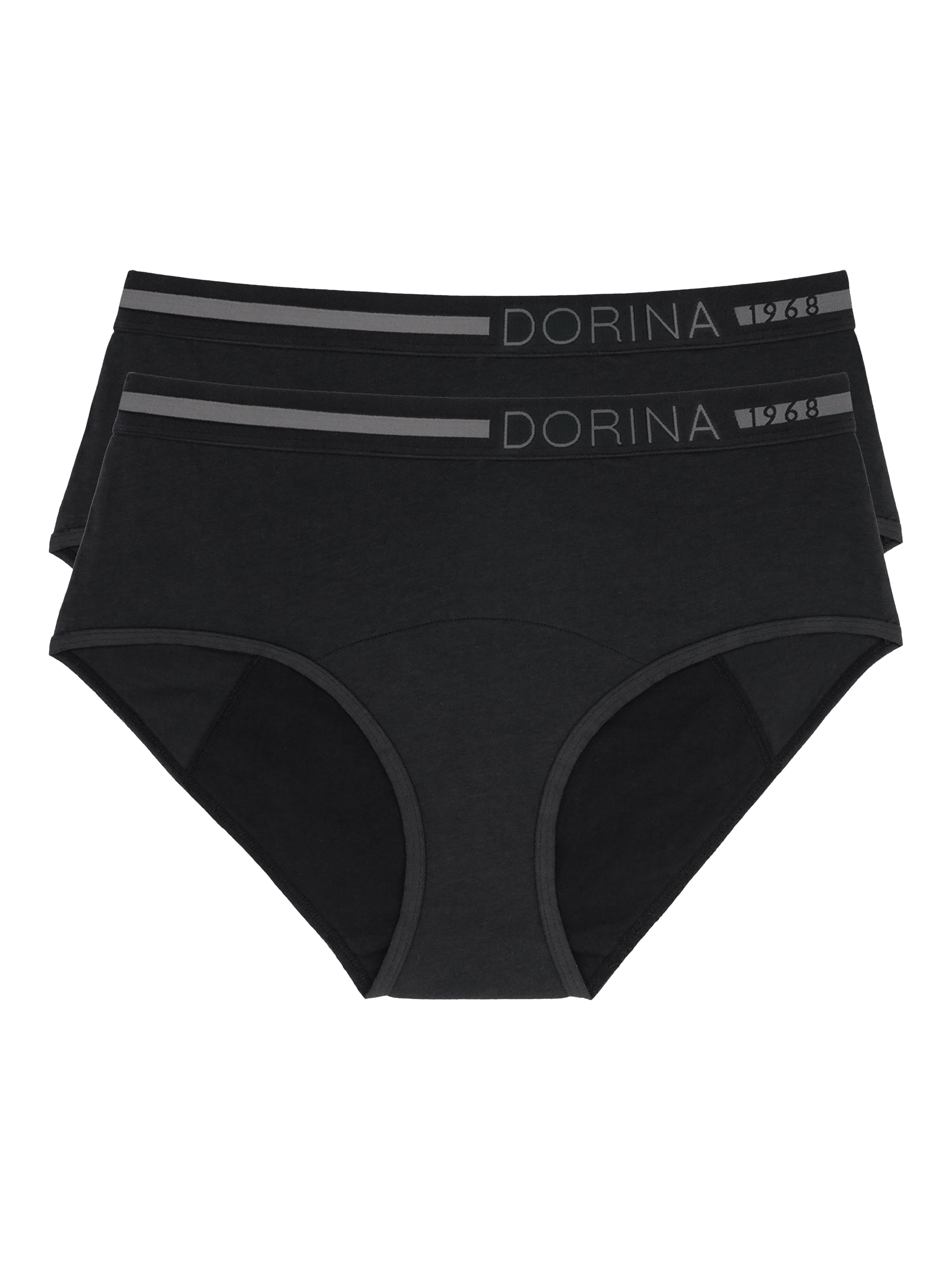 Product image 4 of 6, which shows Dorina Period Midi Knickers, Black, L