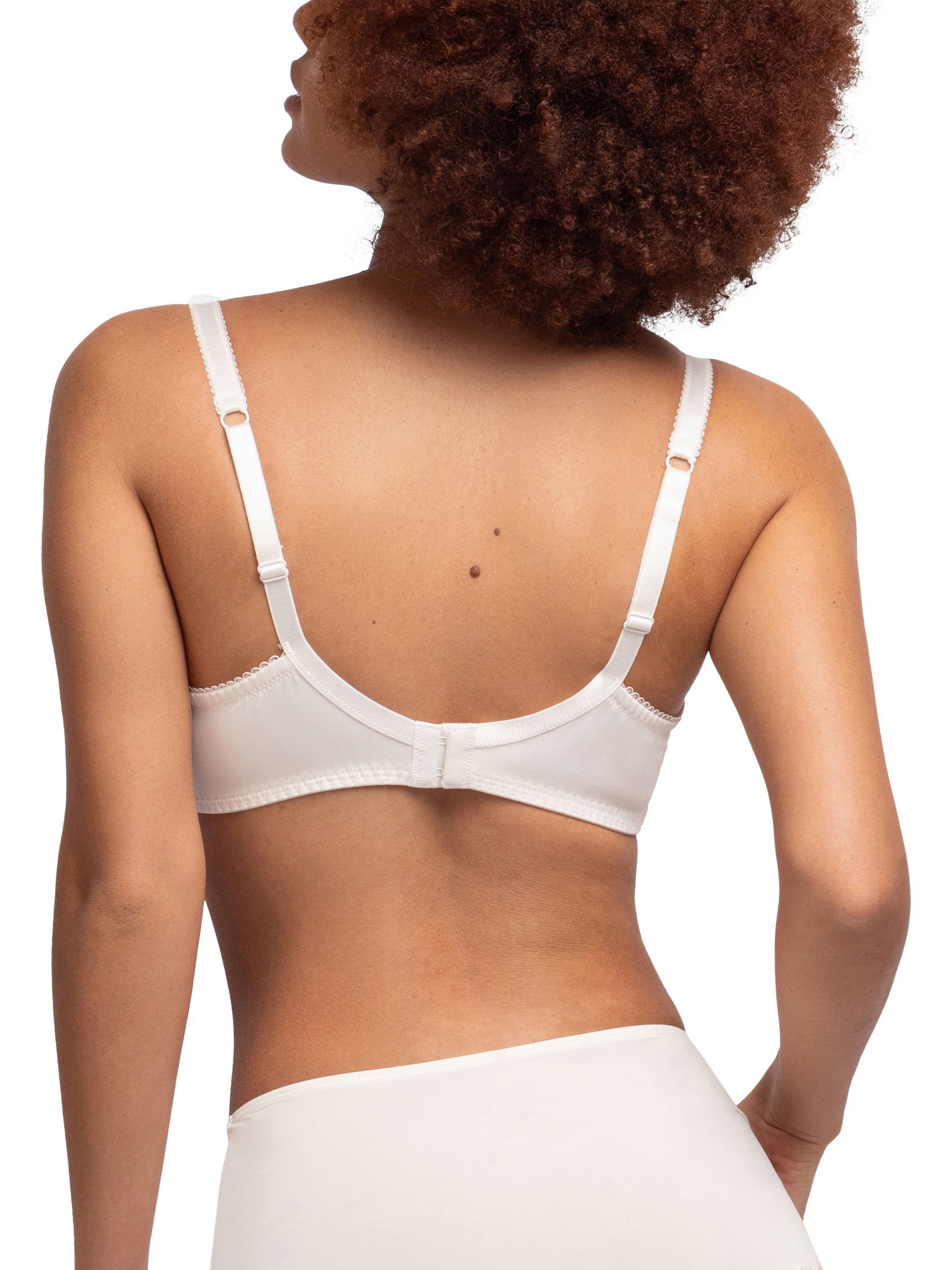 Product image 2 of 6, which shows Dorina Celine Lightly Padded Demi Bra, Ivory, 40D