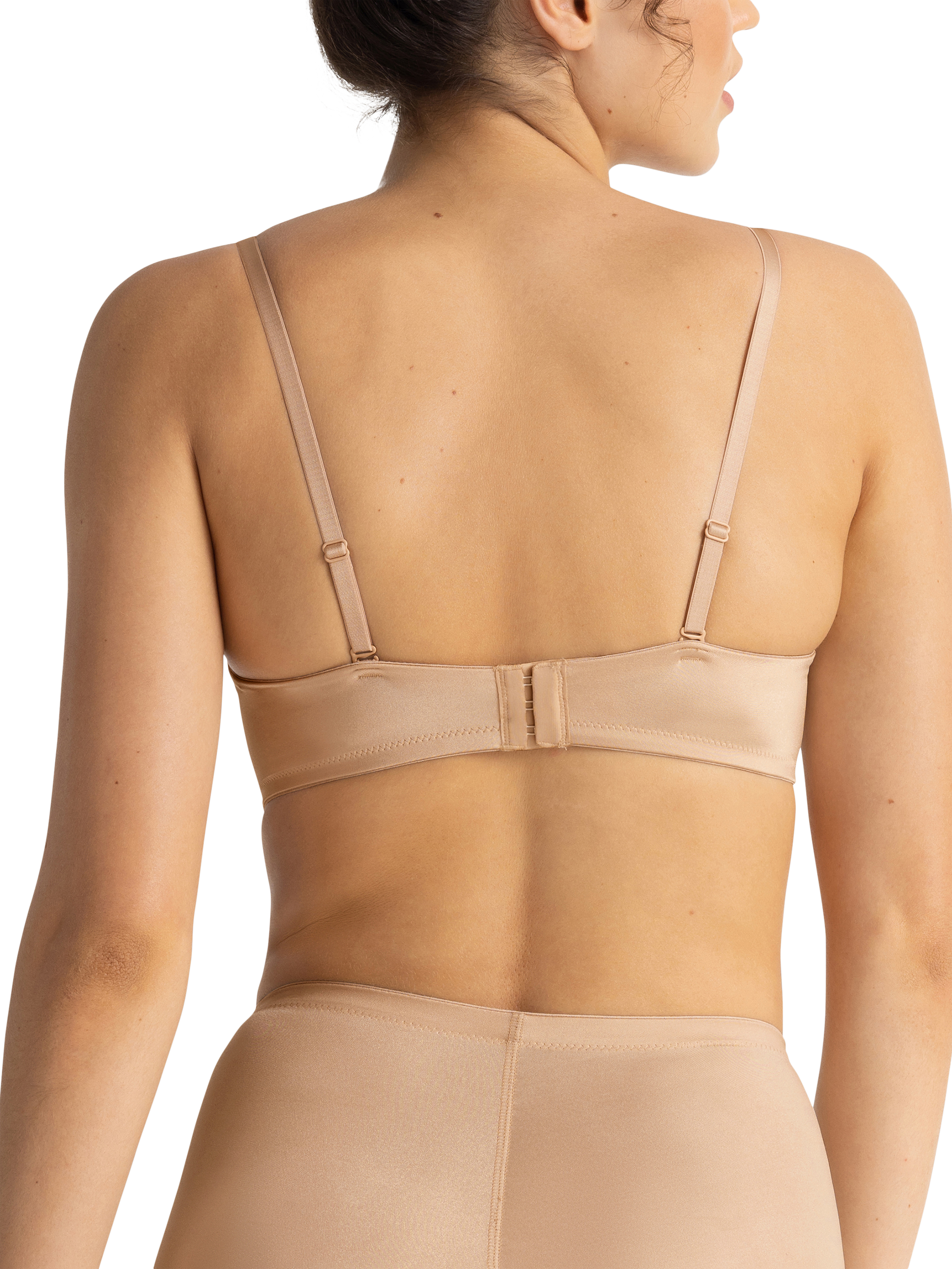 Product image 2 of 6, which shows Dorina Sublime Sculpt Bandeau Bra, Beige, 40D