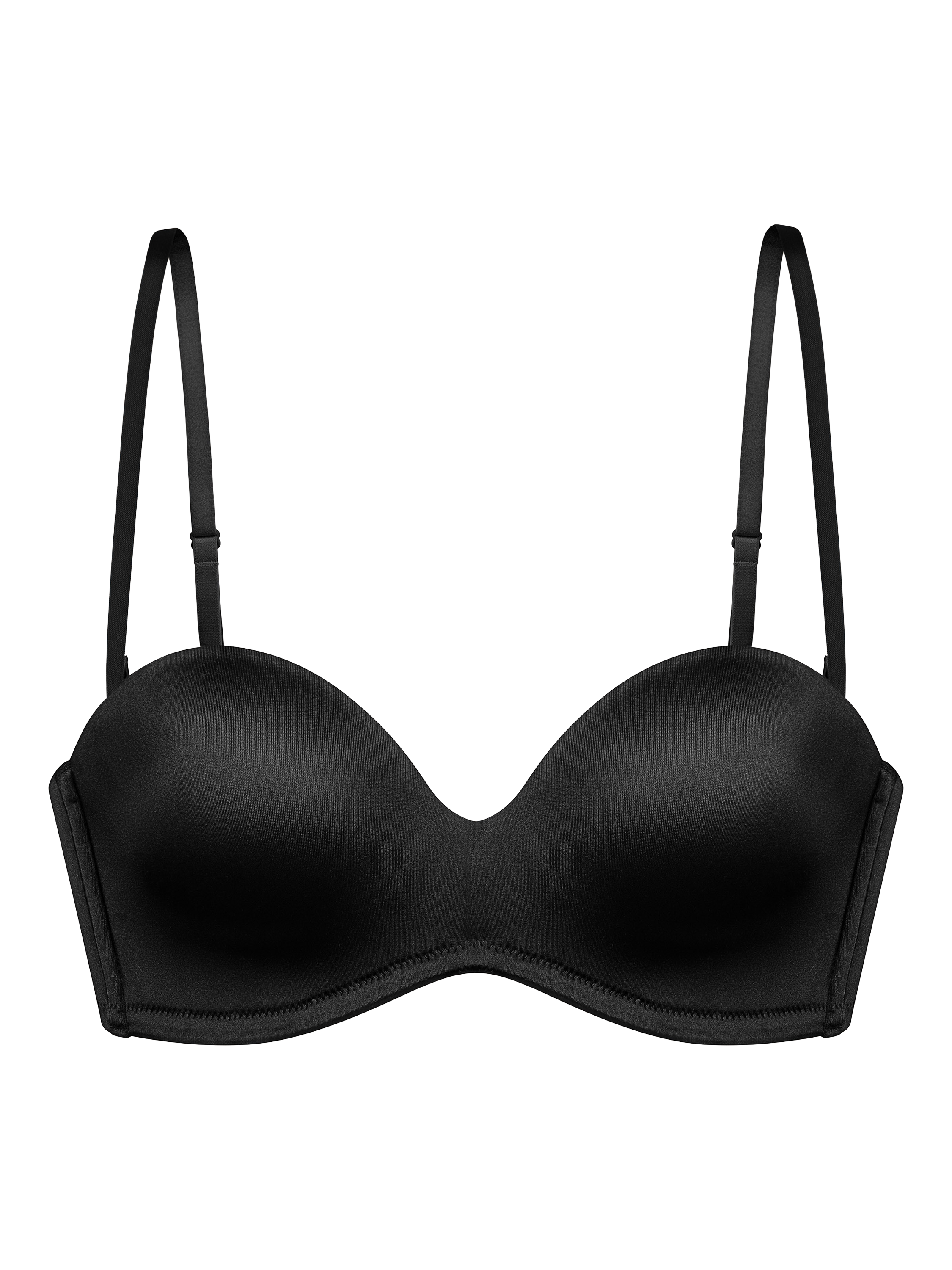 Product image 4 of 5, which shows Dorina Sublime Sculpt Bandeau Bra, Black, 32A