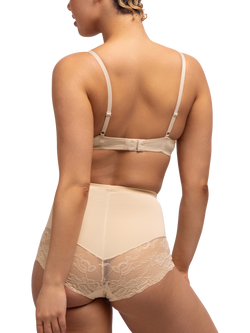 Dorina Brigitte Mid Waist Shaping Knickers, Beige - view 2, Beige