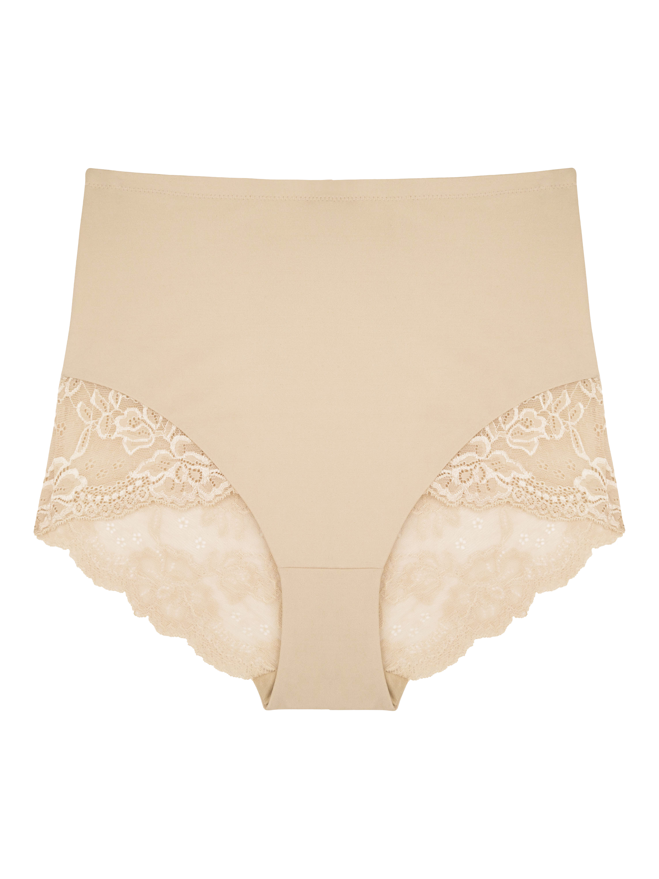 Product image 4 of 5, which shows Dorina Brigitte Mid Waist Shaping Knickers, Beige, XS