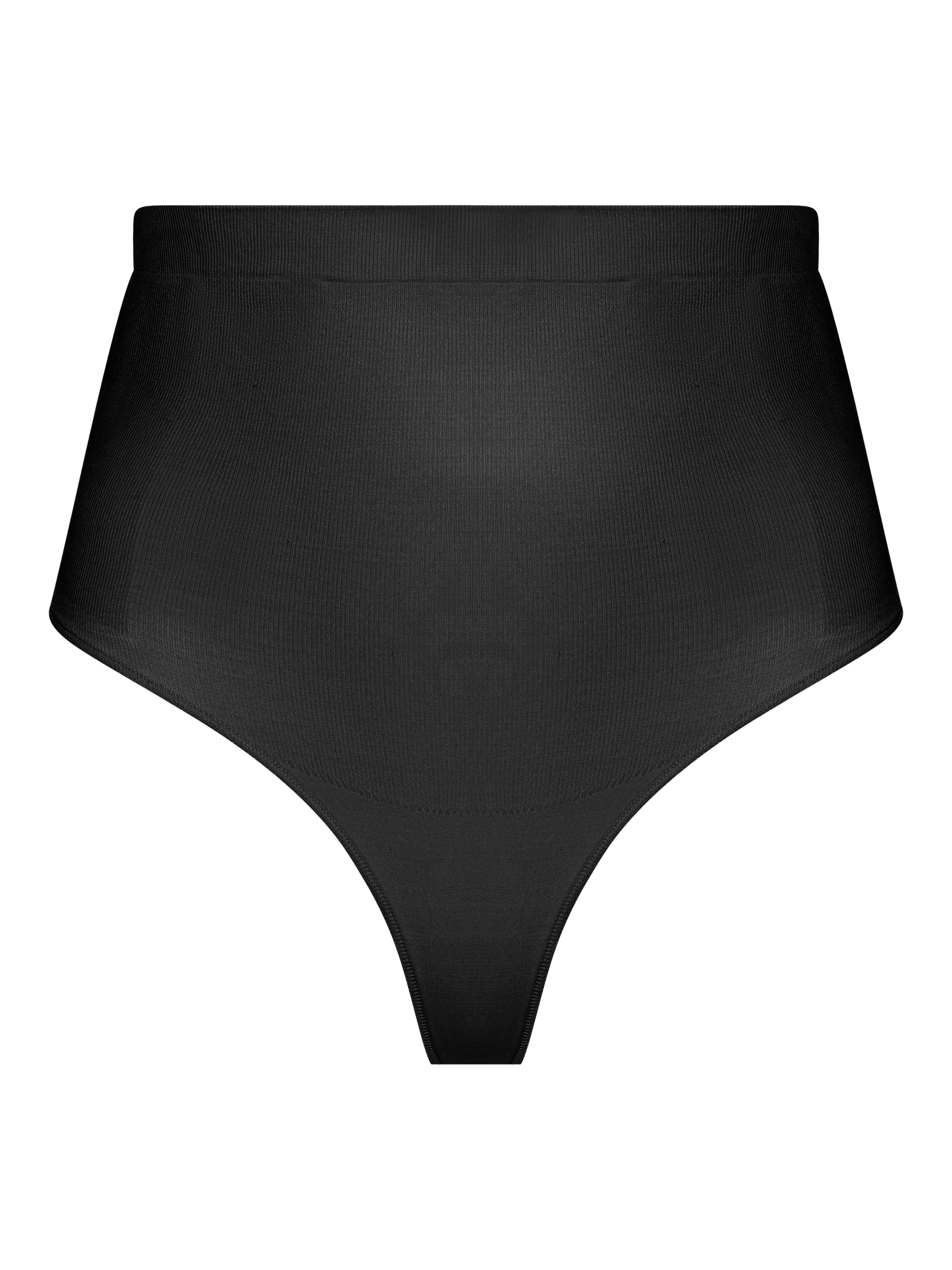 Product image 4 of 6, which shows Dorina Absolute Sculpt Mid-Waist Thong, Black, XS