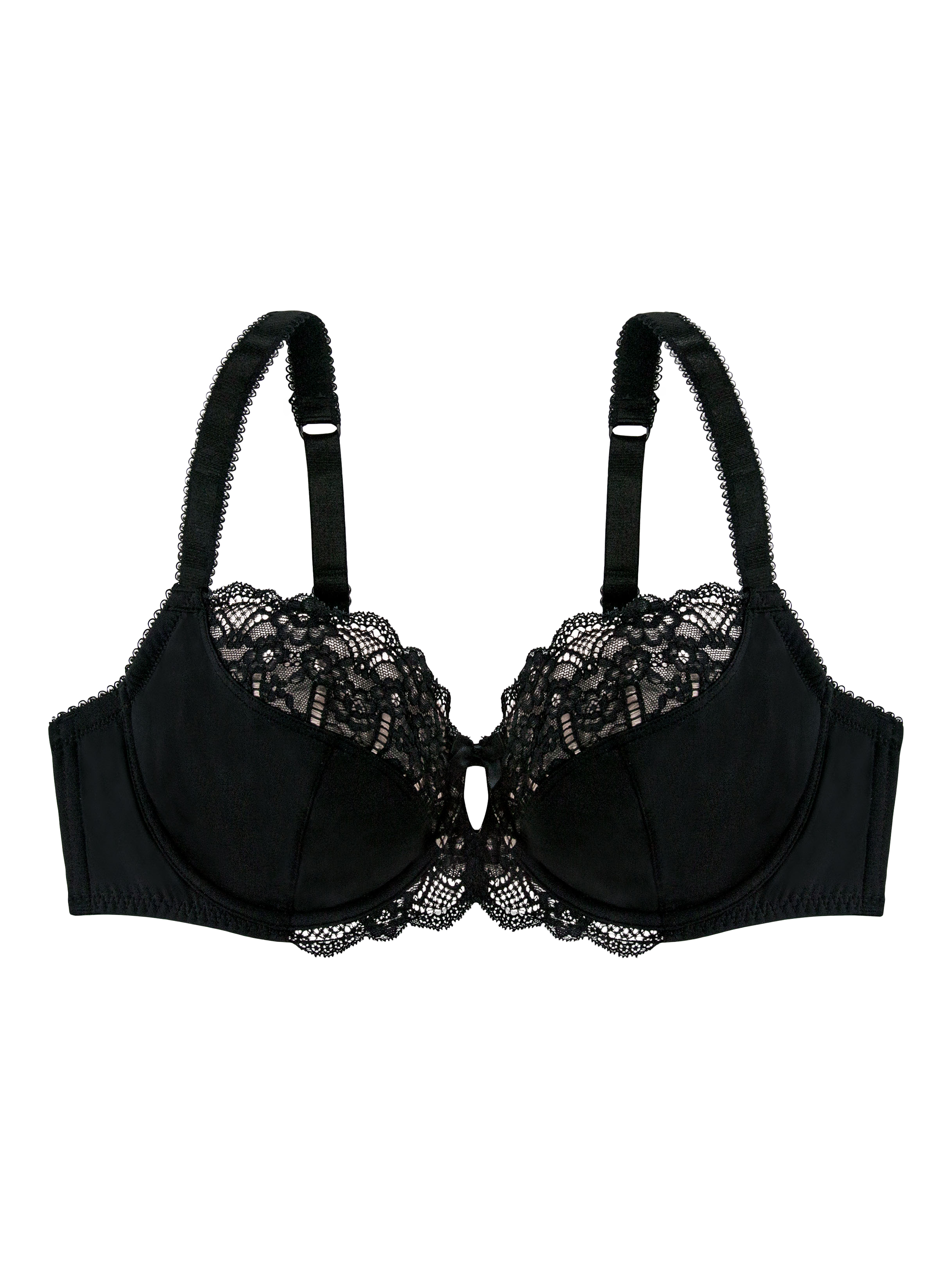 Product image 4 of 6, which shows Dorina Celine Non Padded Bra, Black, 34DD