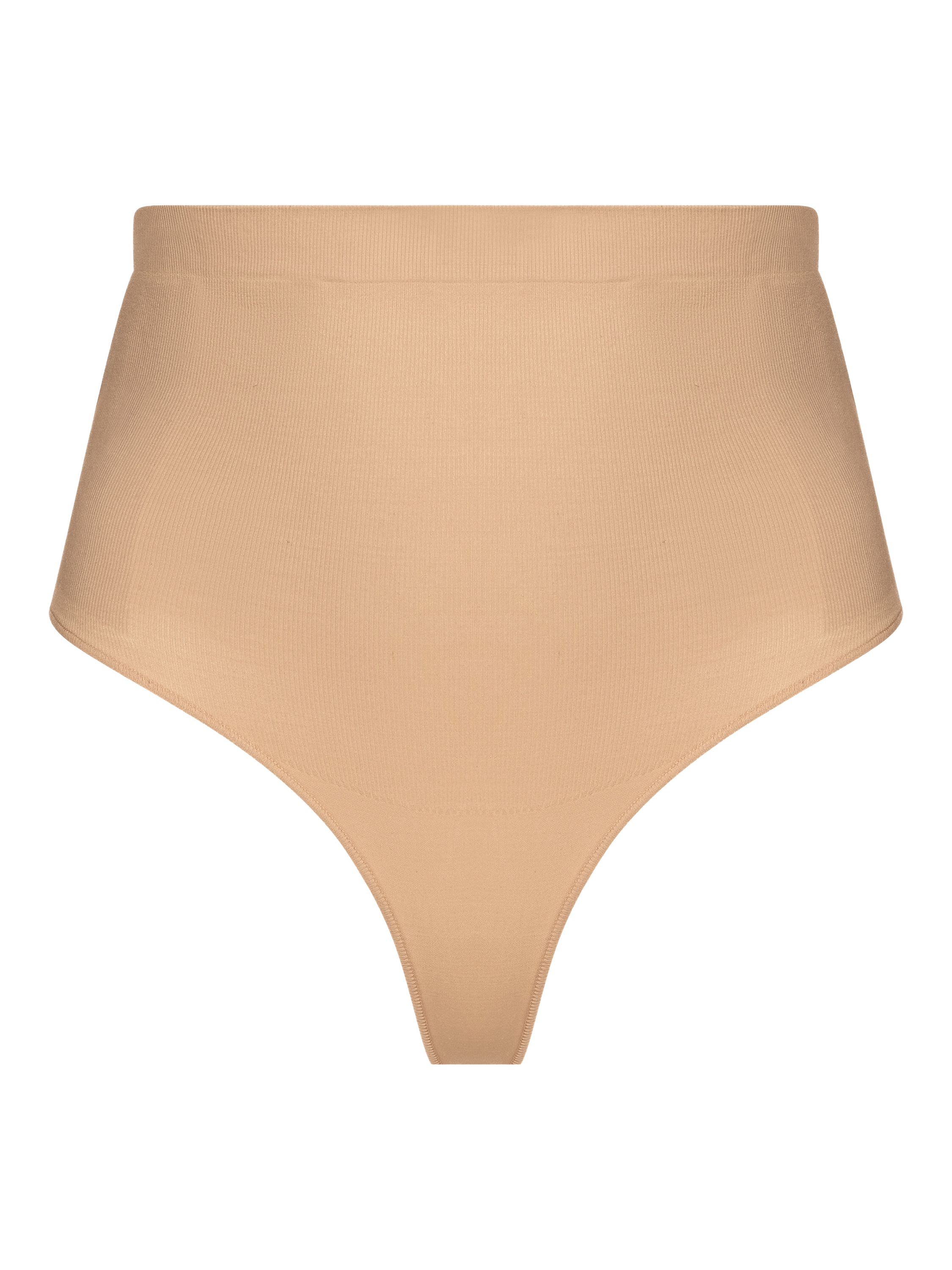 Product image 4 of 6, which shows Dorina Absolute Sculpt Mid-Waist Thong, Beige, XS