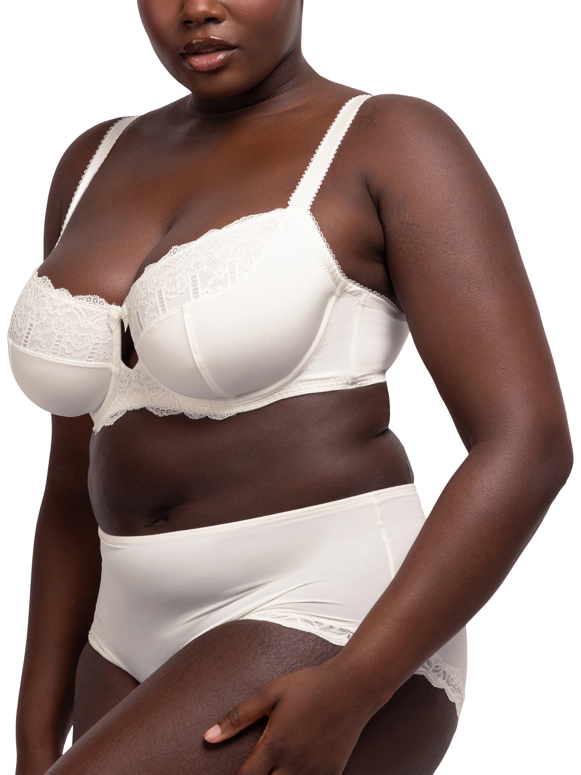Product image 5 of 6, which shows Dorina Celine Non Padded Bra, Ivory, 32D