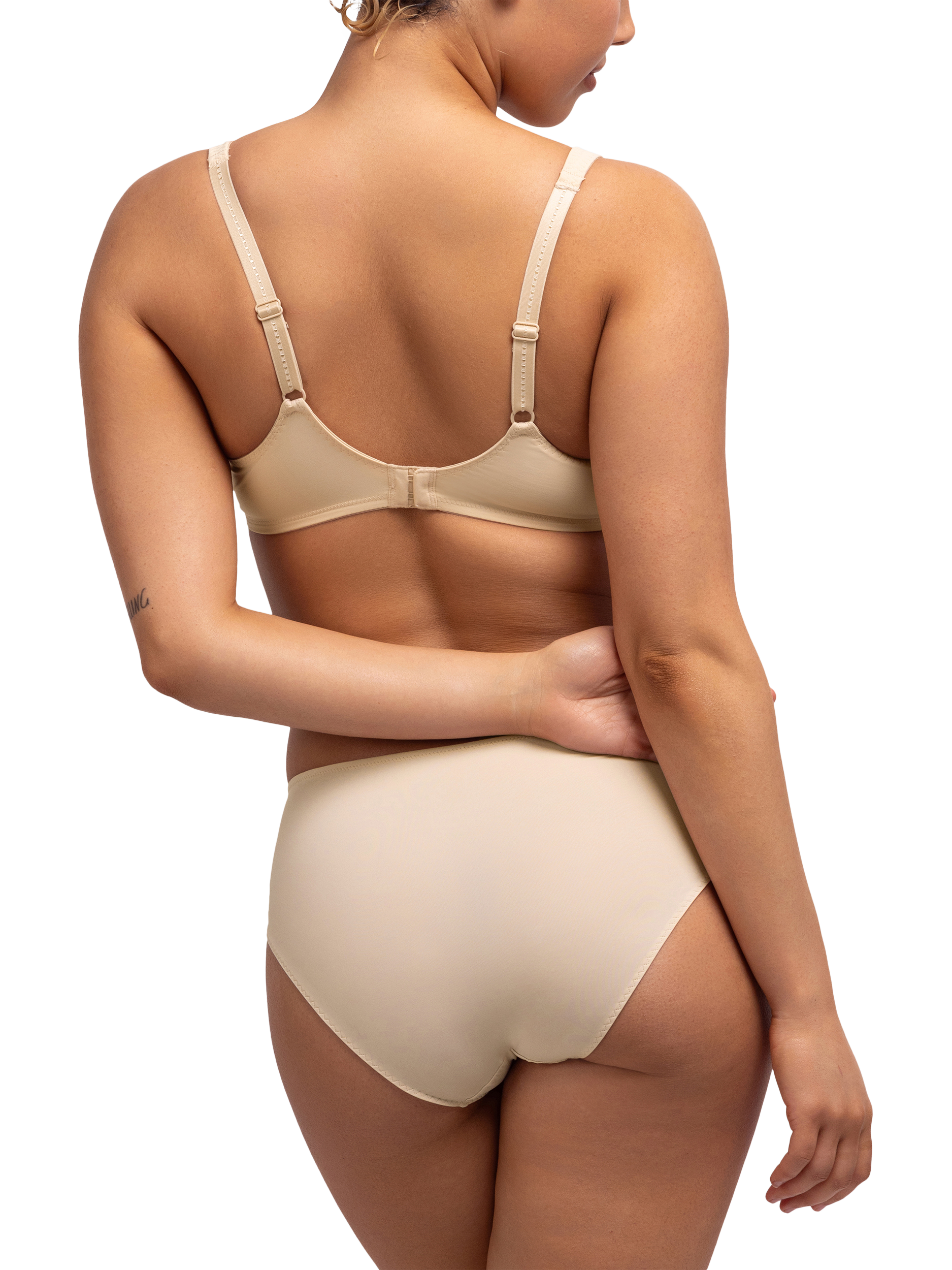 Product image 2 of 6, which shows Dorina Lindsay Non Padded Bra, Beige, 34B