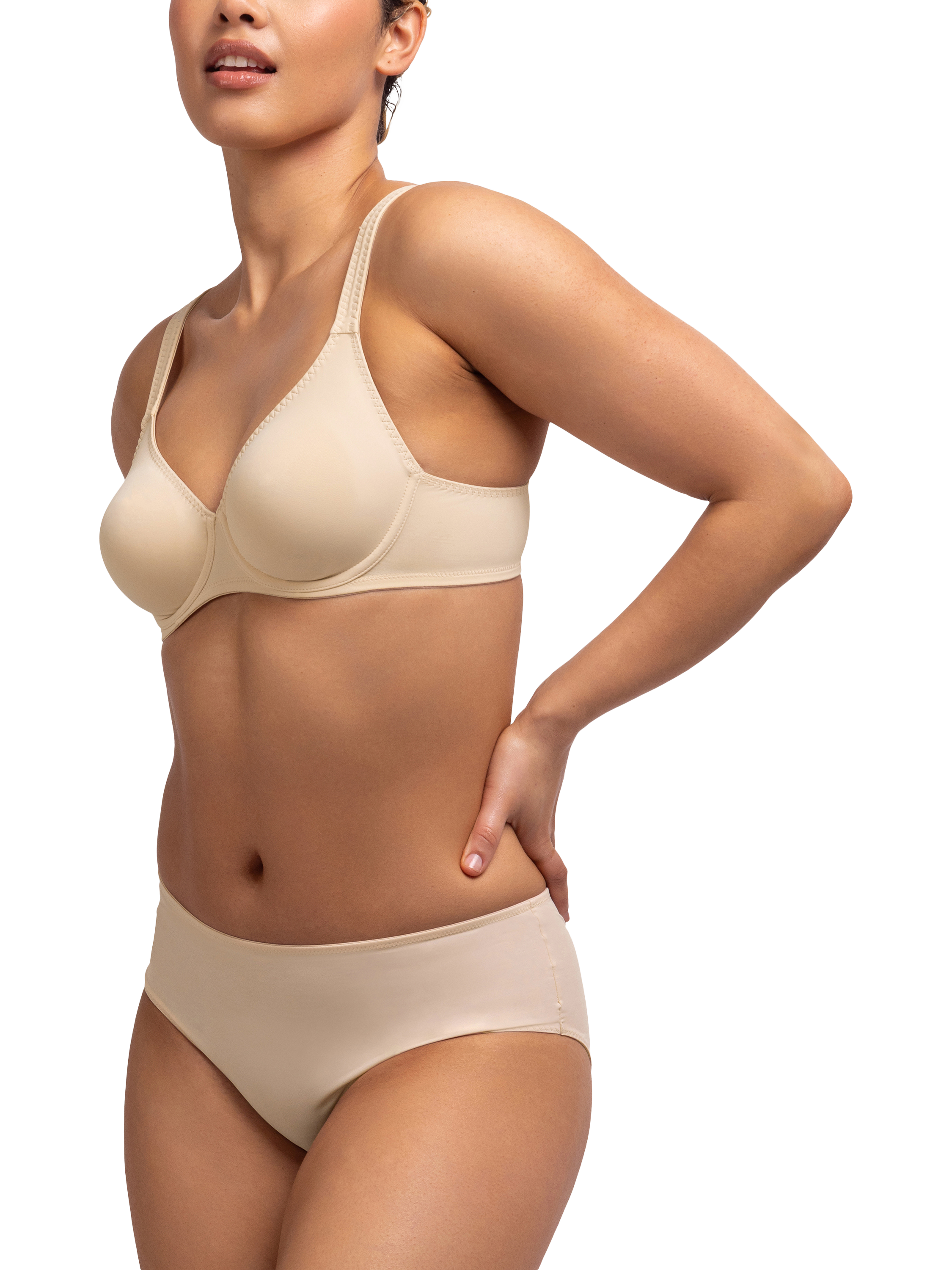 Product image 5 of 6, which shows Dorina Lindsay Non Padded Bra, Beige, 34B