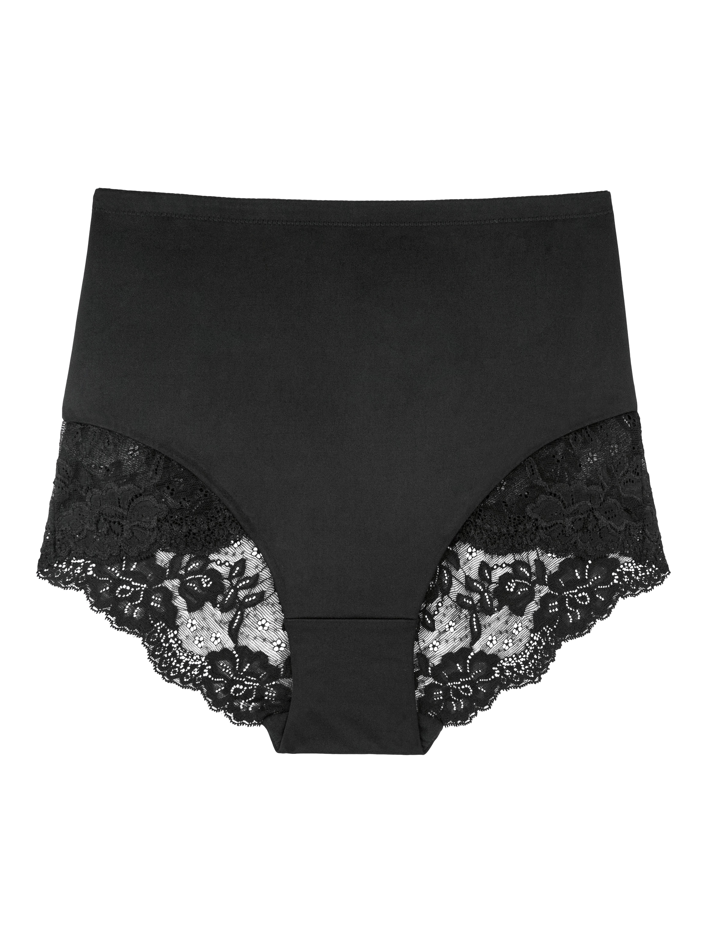 Product image 4 of 6, which shows Dorina Brigitte Mid-Waist Shaping Knickers, Black, XXL