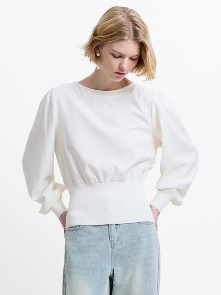 French Connection Krista Knit Slash Neck Jumper, Porcelain Cream