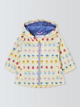 John Lewis Baby All Over Print Shower Resistant Rain Mac, Multi