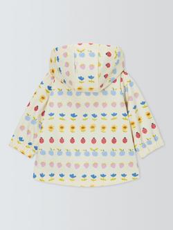 John Lewis Baby All Over Print Shower Resistant Rain Mac, Multi - view 2, Multi