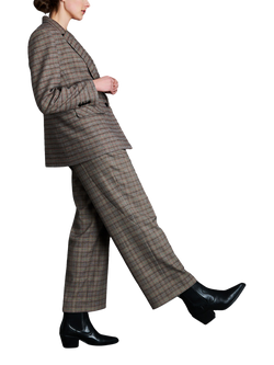 EAST 42ND Tailored Check Print Blazer - view 2, Check