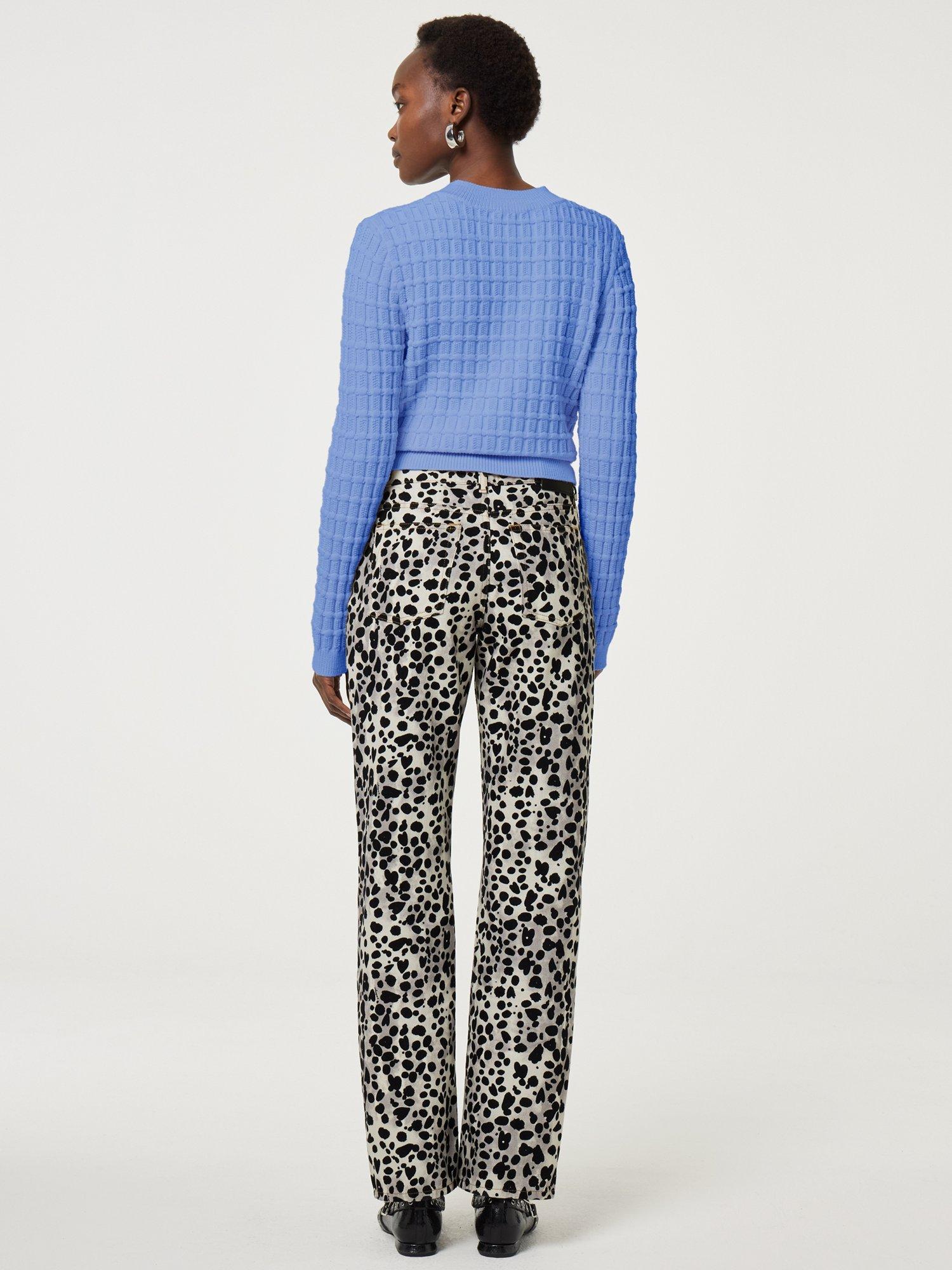 Product image 2 of 4, which shows Fabienne Chapot Chin Cardigan, Blue, S