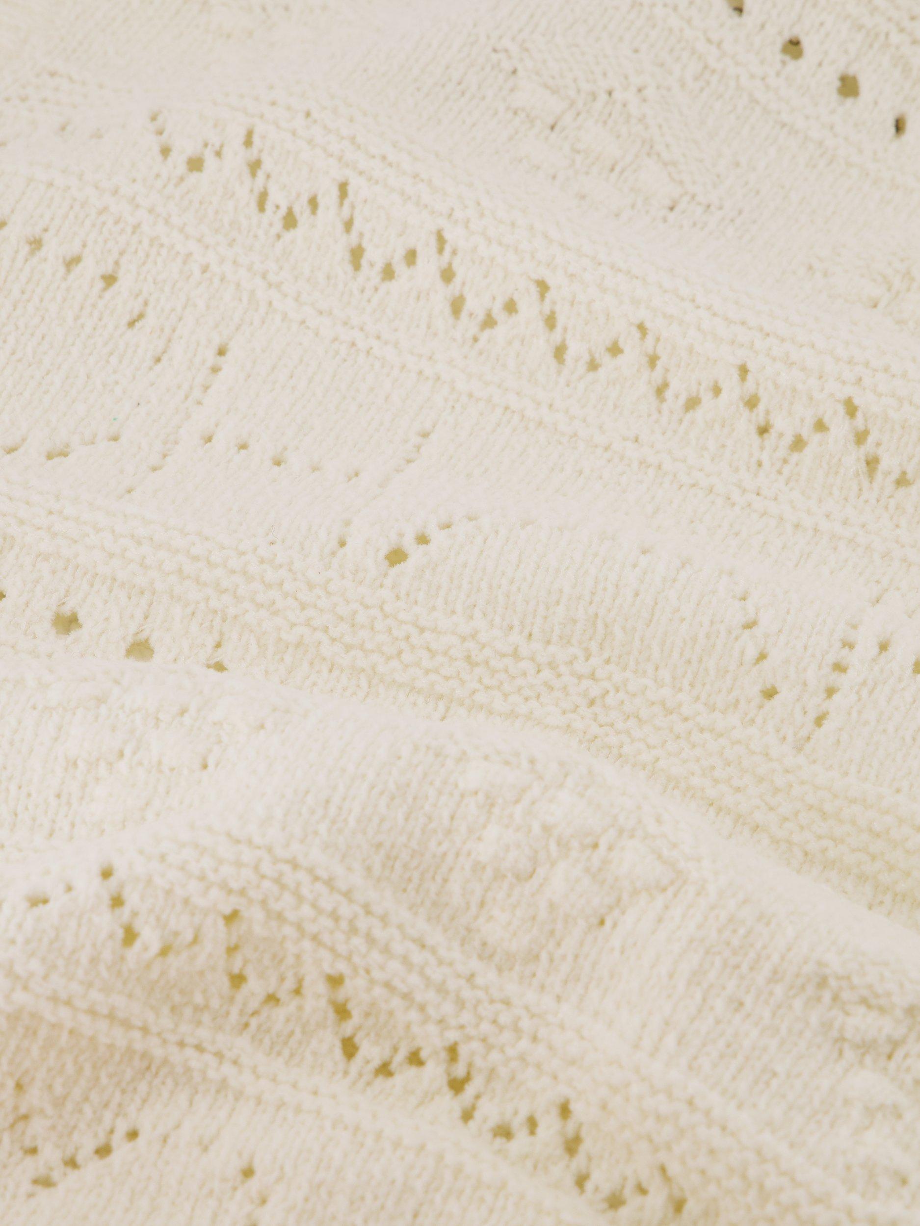 Product image 6 of 6, which shows Fabienne Chapot Kamilla Knitted Top, Cream, S