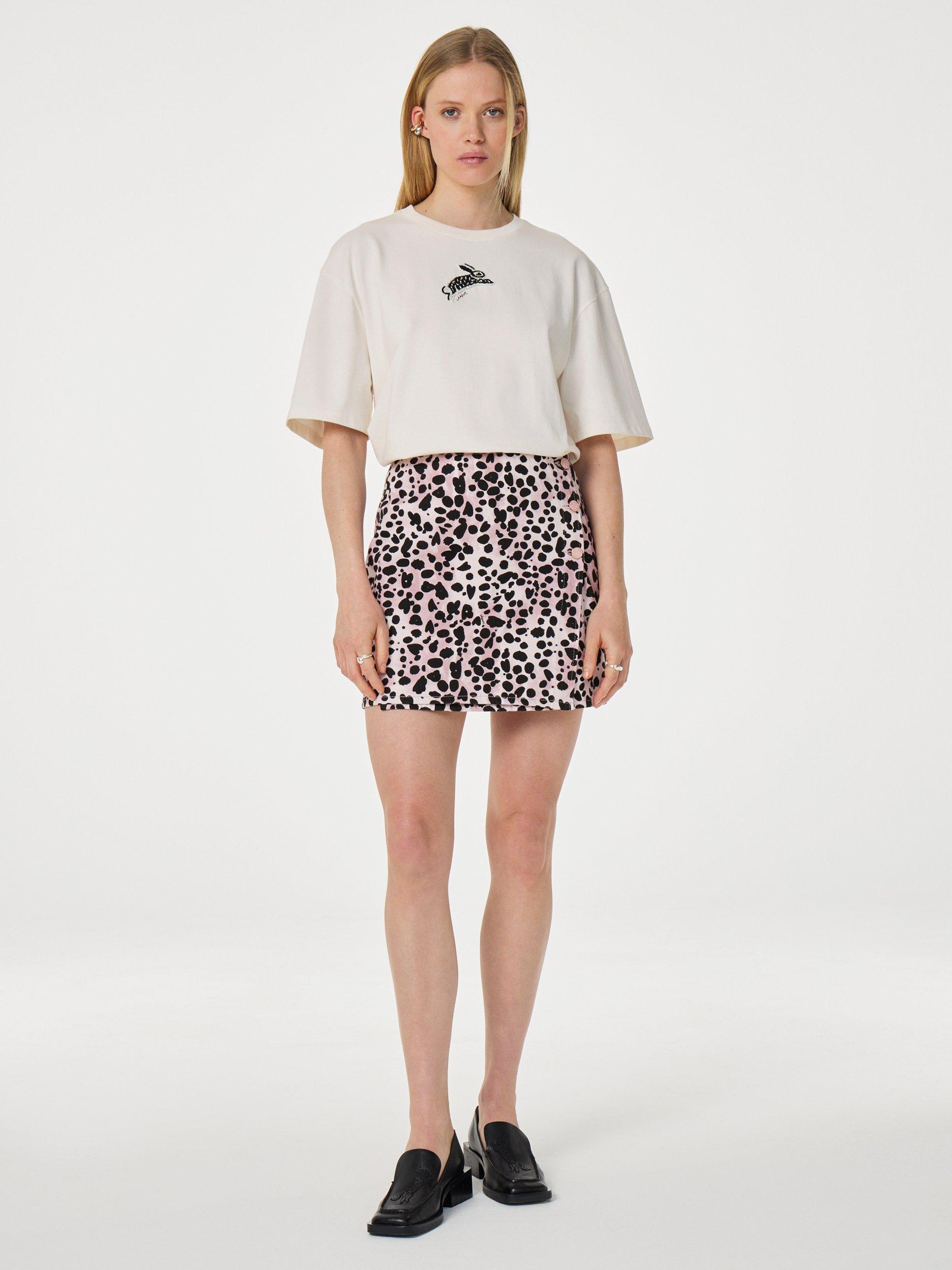 Product image 1 of 5, which shows Fabienne Chapot Benja T-Shirt, White/Black, S