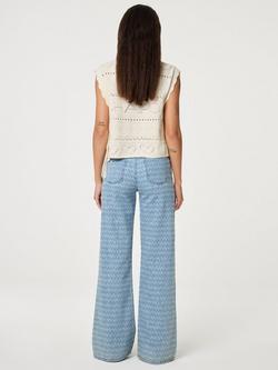 Fabienne Chapot Thea Wide Leg Jeans, Light Blue - view 2, Light Blue