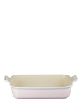 Le Creuset Stoneware Classic Rectangular Oven Dish, Shell Pink