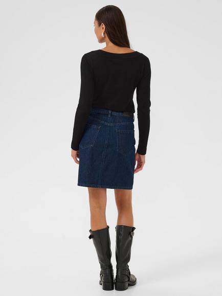 KAFFE Lizza Long Sleeve Jumper - view 2, Black Deep