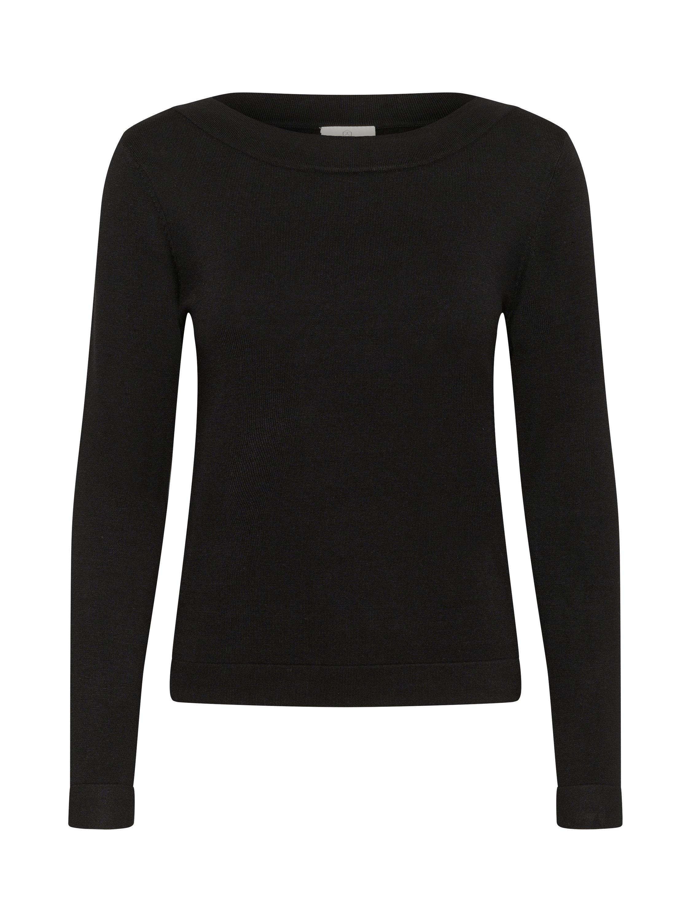 Product image 5 of 6, which shows KAFFE Lizza Long Sleeve Jumper, Black Deep, XS