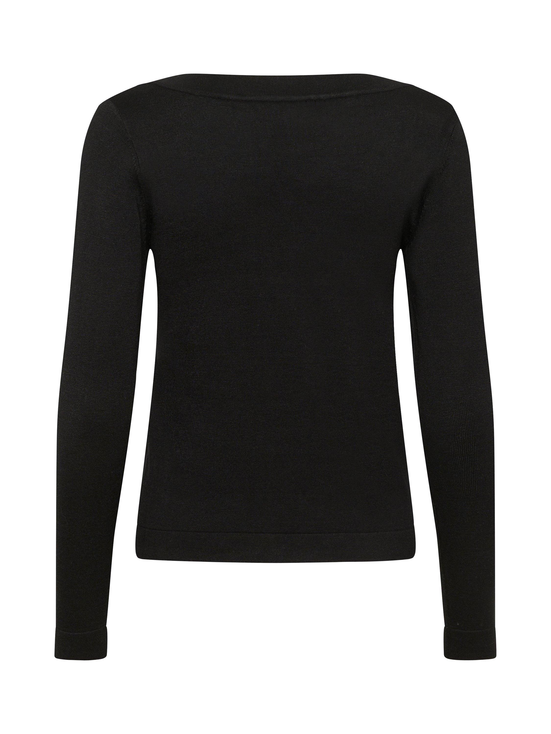 Product image 6 of 6, which shows KAFFE Lizza Long Sleeve Jumper, Black Deep, XS