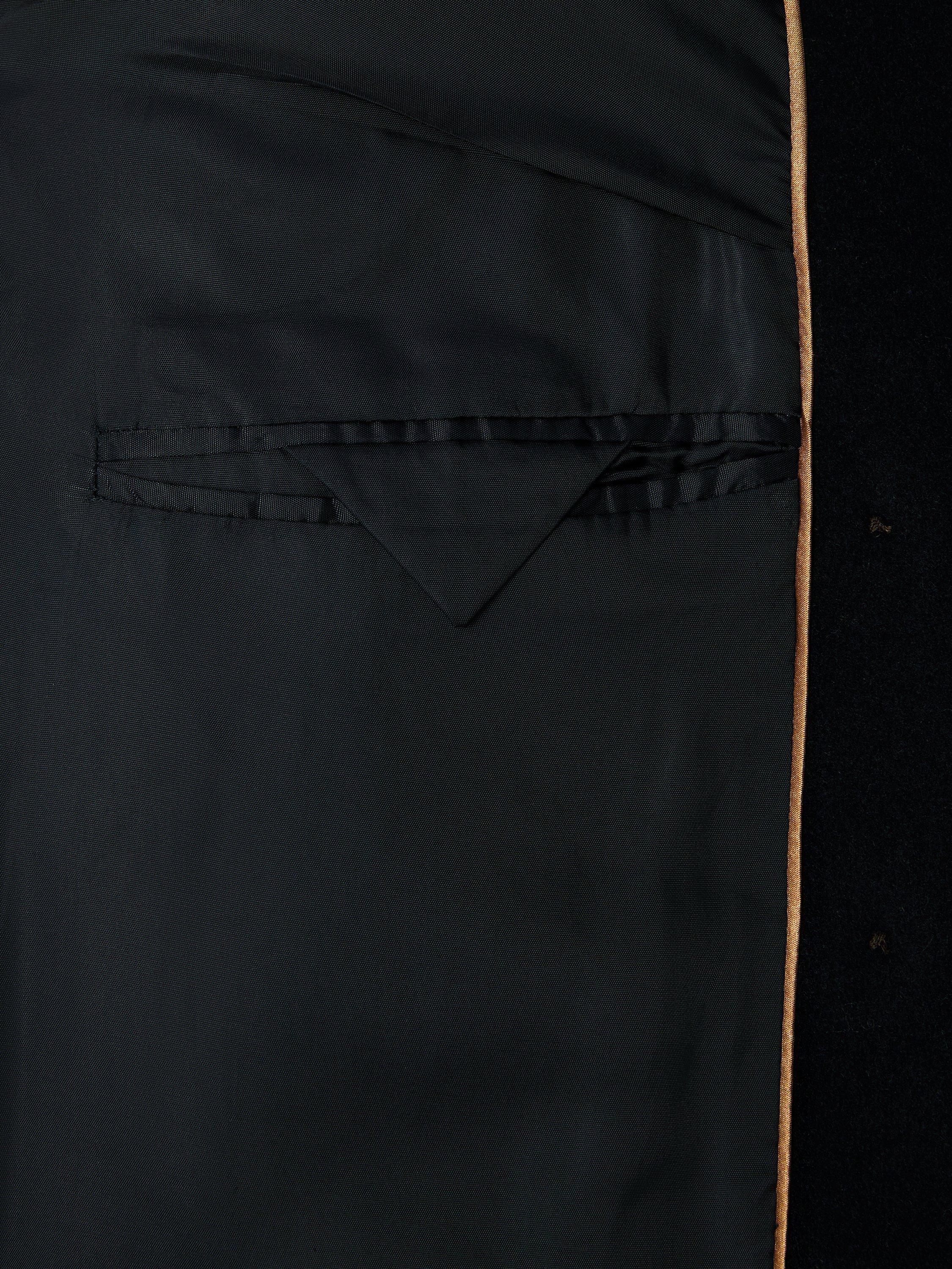 Product image 7 of 7, which shows John Lewis Double Breasted Wool Blend Peacoat, Navy, 8